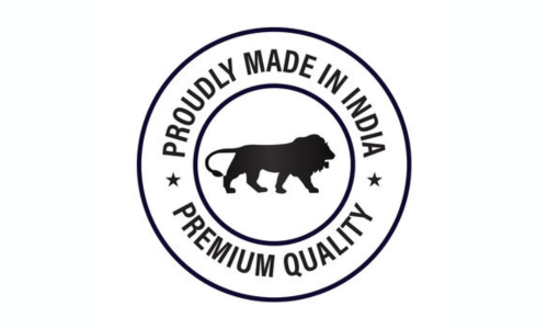 Logo of Made in India used in Gawade Green Power Solution site