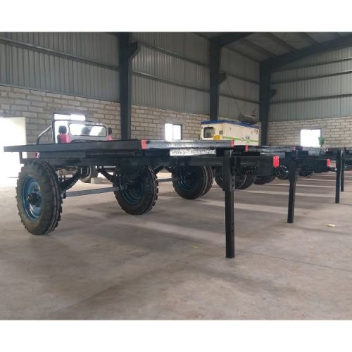 2-wheeler Generator Trolley Manufactured by Gawade Green Power Solution, Photo from workshop taken